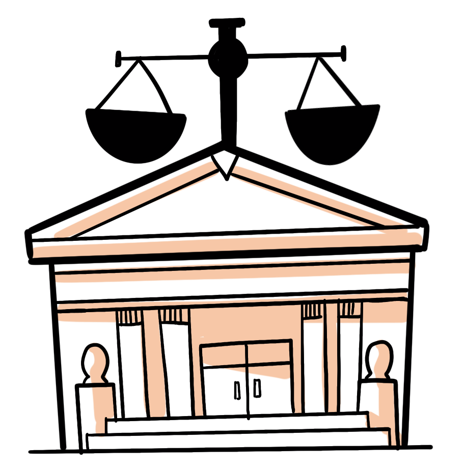 Illustration of a public sector building